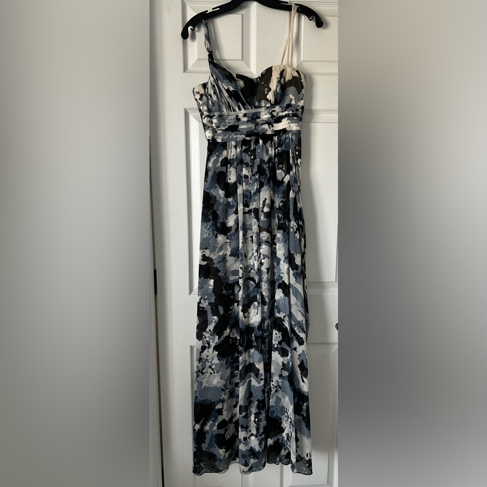 BCBG One Shoulder Gown